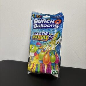 Zuru‎ Bunch O Balloons Rapid-Filling 100 Self-Sealing Water Balloons 3 Packages